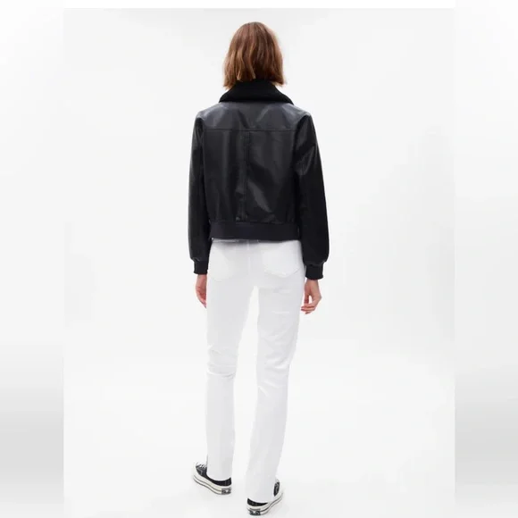 Gap White Vintage Slim High Rise Jeans - Picture 2 of 6